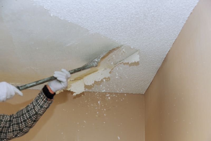 Ceiling preparation before removal